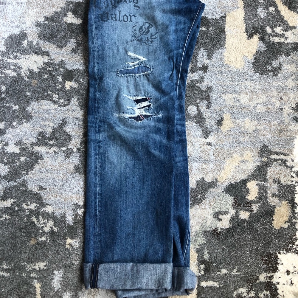 Distressed polo